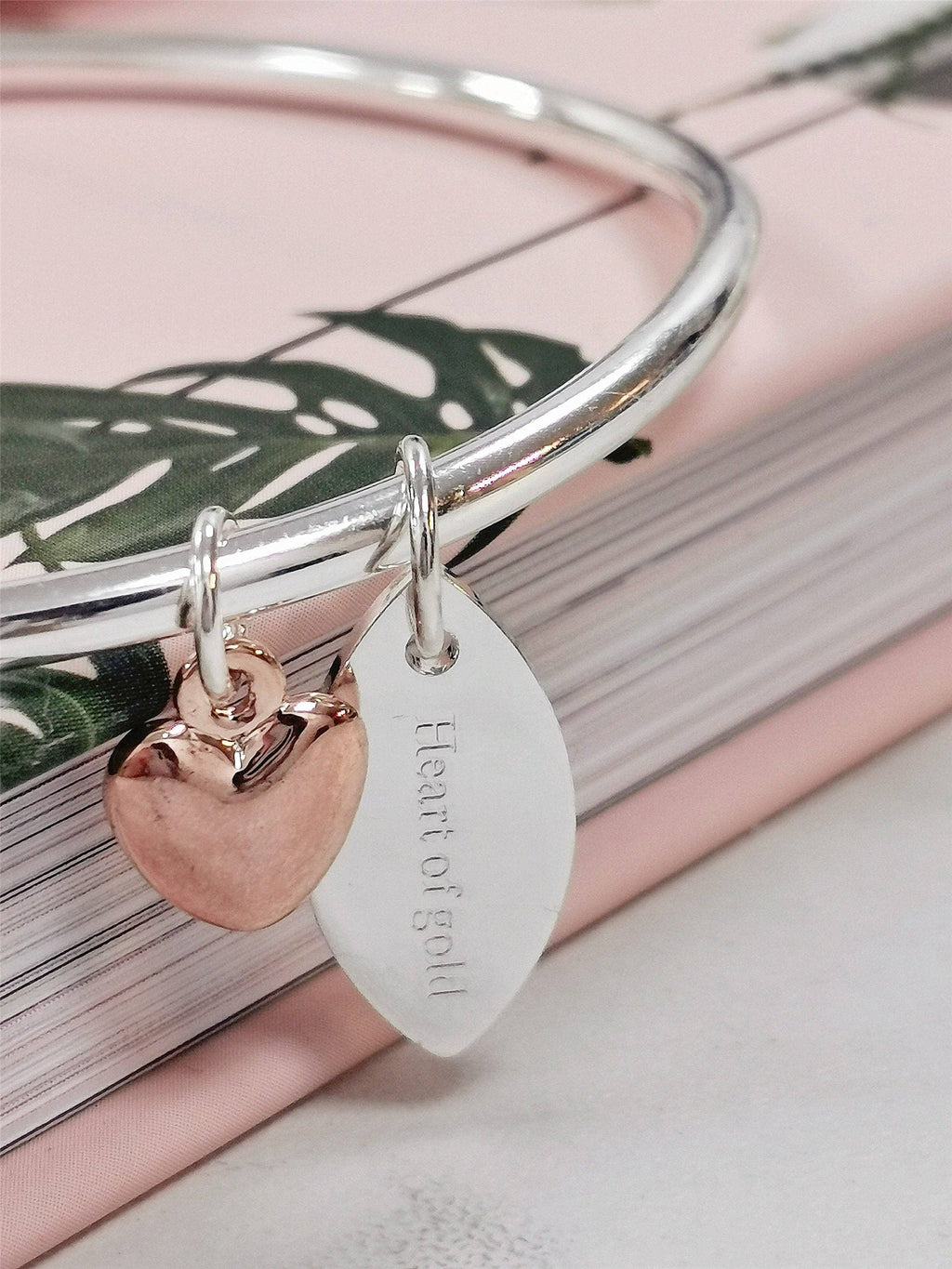 Heart of Gold Bangle