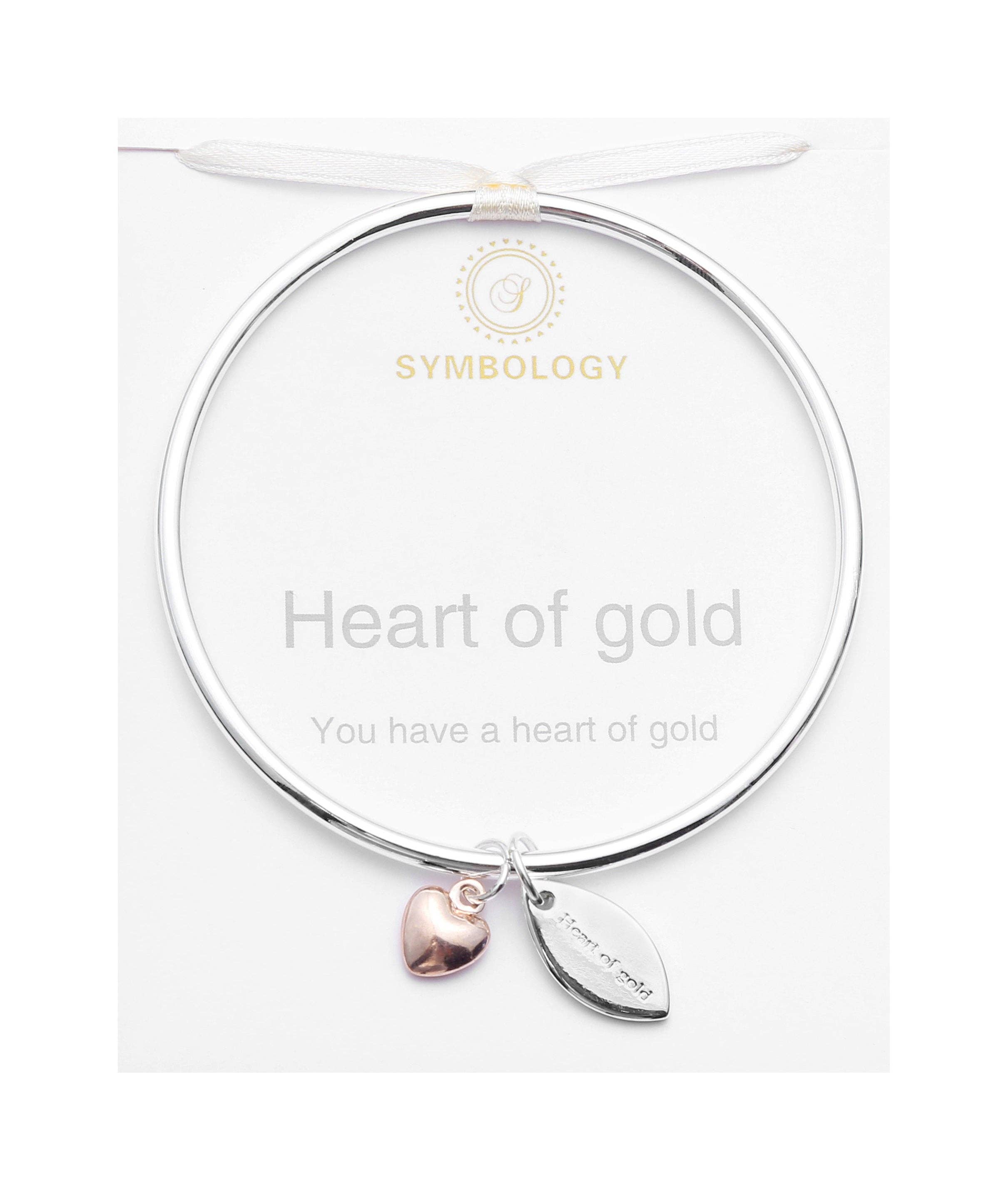 Heart of Gold Bangle