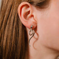 Serpent Whisper Earrings