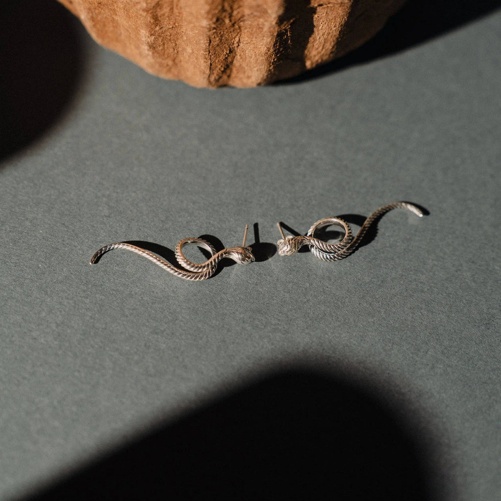 Serpent Whisper Earrings
