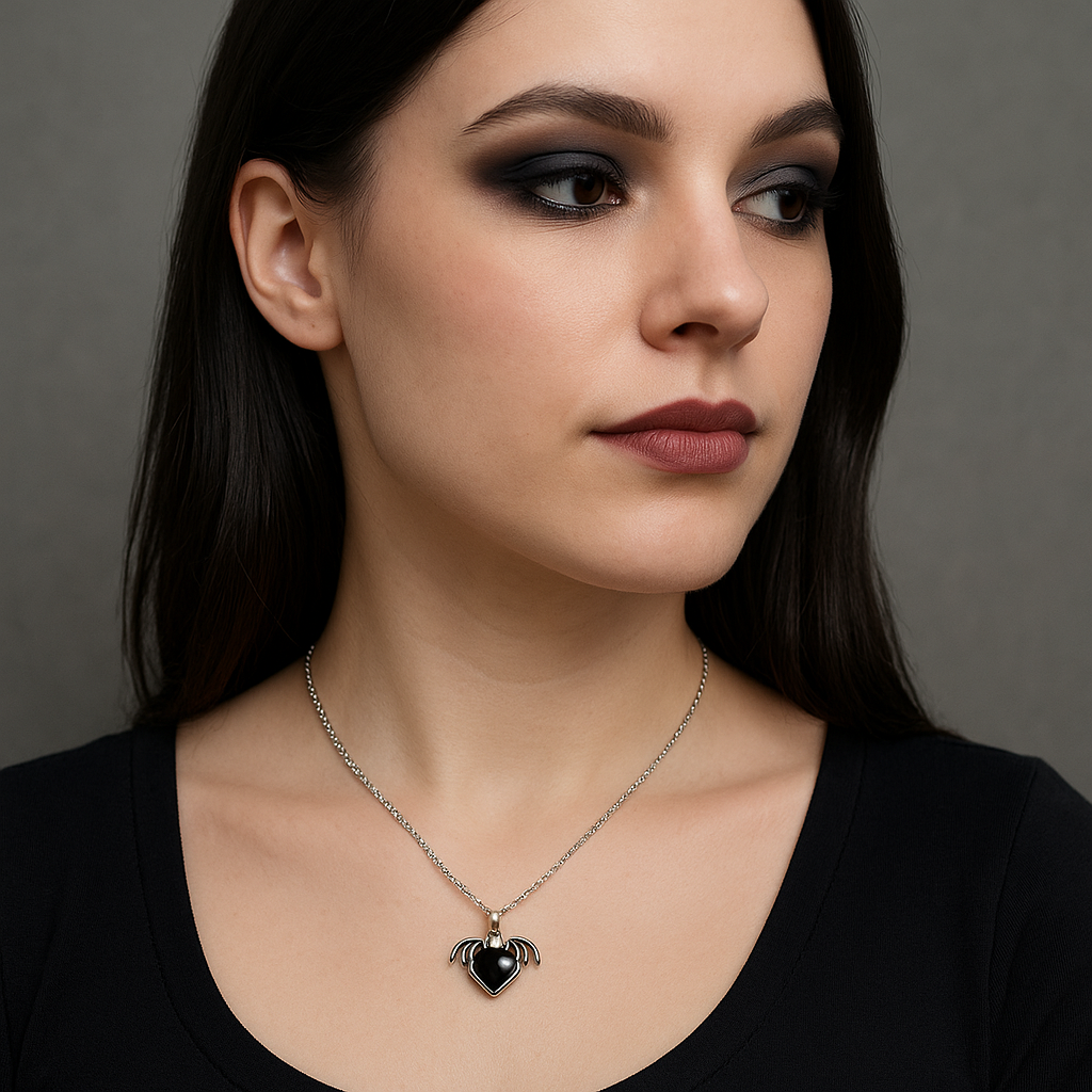 Goth Cupid Necklace